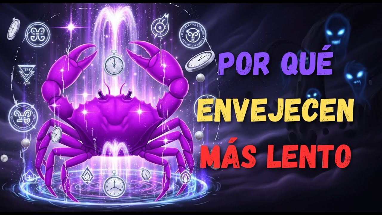 EL MISTERIO DE CÁNCER: ¿POR QUÉ ENVEJECEN MÁS LENTO? 🦀