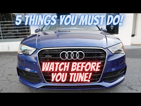 5 THINGS YOU MUST DO BEFORE YOU GET TUNED (Audi A3/S3/RS3/MK7)