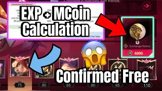 M5 EXP and Total MCoins Calculation‼️ Easy Level 75 Free M5 Prime | How much is Roger Prime Skin?