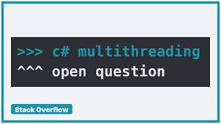 Information efficient way to do multi threaded calls to sql server (6 Solutions!!) News