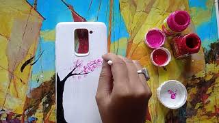 how to painting your phone cover!❤(DiY) #বাড়ির ছোট মেয়ে