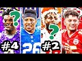 Top 10 NFL Players By Position Patrick Mahomes