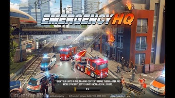 EMERGENCY HQ - free rescue strategy game - Gameplay  =  Android iOS / Mobile