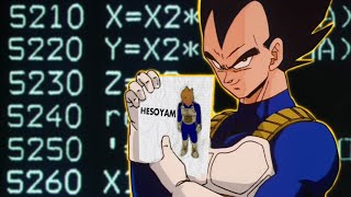 Vegeta finds the Cheat Codes
