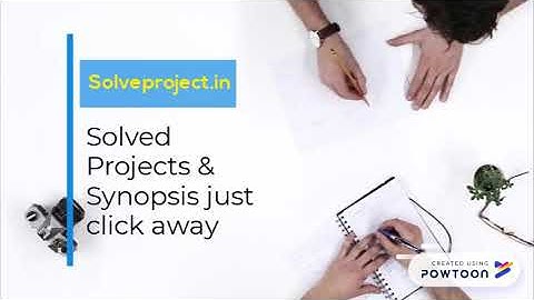 Best online solved projects & synopsis
