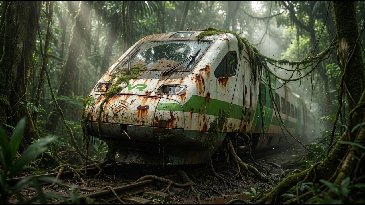 Overgrown Pendolino High-Speed Train Found in Amazon | Full Restoration ASMR