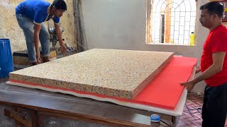 Memory Foam Mattress Production Process. How Mattresses Are Made. screenshot 3