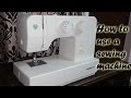 how to use singer merritt 1409 sewing machine | basics and demo for absolute beginners | Niya Kumar