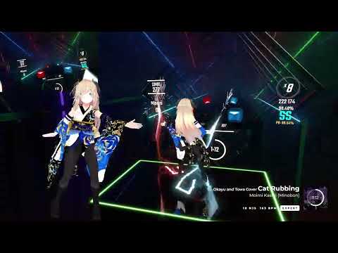 ビートセイバー［Cat Rubbing - Okayu and Towa coverキャットラビング / 常闇トワ×猫又おかゆ(cover)(Expert)］