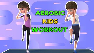 AEROBIC FULL BODY KIDS WORKOUT | Kids Exercise