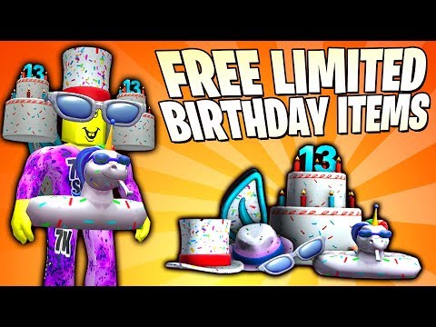 Roblox 13th Birthday New Free Limited Items Accessories From Catalog No Promo Code Needed 2019 Youtube - videos matching halloween new free items roblox promo