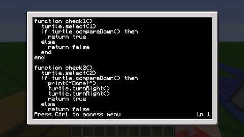 Computer Craft Ep. 1: Turtle Path Follower