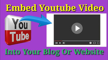 How To Embed YouTube Video Code For Blog Or Website || Embed YouTube Video For Blog Or Website