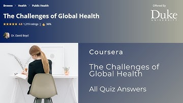 The Challenges of Global Health Coursera Quiz Answers | All Quiz Answers