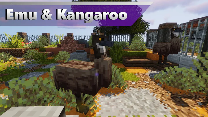 Discover the Fascinating World of Emus and Kangaroos in Minecraft Zoo!