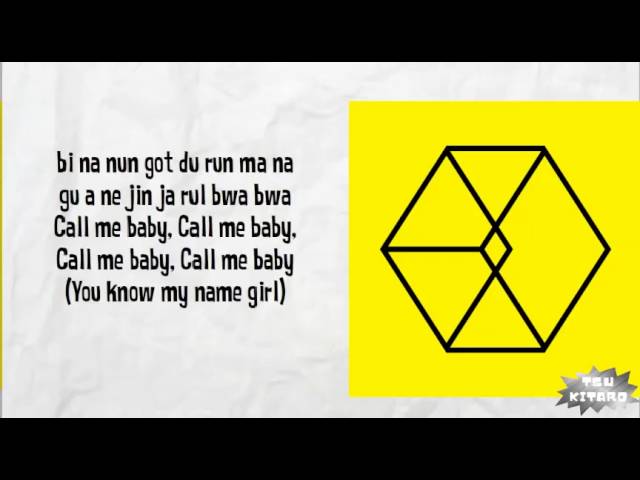 Exo Call Me Baby Lyrics Easy Lyrics Chords Chordify