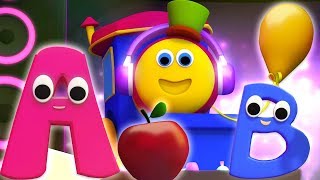 Bob kereta api | Phonics abc lagu | alfabet phonics untuk anak-anak | Learning Big Phonics Song