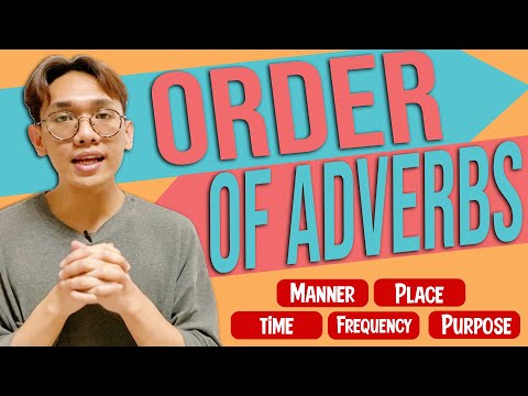 English Grammar | Royal Order of Adverbs: MaPFreTP