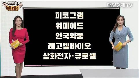 [도전 3·6·9] 피코그램·위메이드·안국약품·레고켐바이오·삼화전자·큐로셀 / 도전 3·6·9 / 매일경제TV