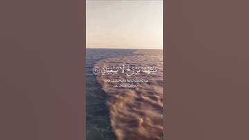 مرج البحرين يلتقيان - سورة الرحمن - عمير شميم