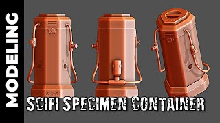 BLENDER: SCIFI SPECIMEN CONTAINER (PART 2)