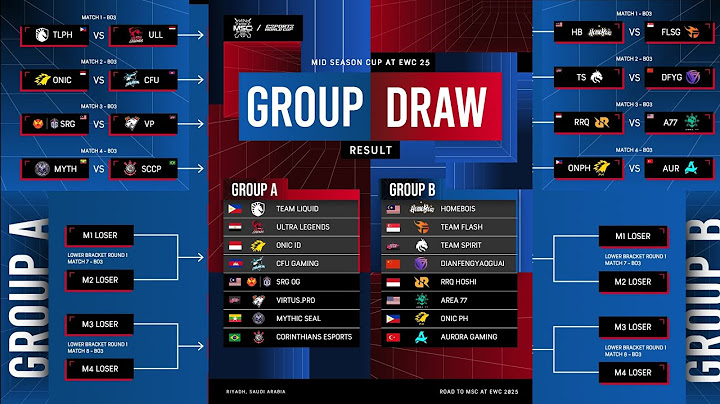 Jadwal MSC & Hasil Group Draw MSC x EWC 2025 | RRQ HOSHI VS ONIC PH