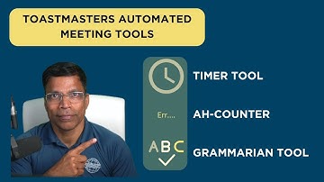 Toastmasters Automated Tools for TAG Team (Timer, Ah-Counter & Grammarian)