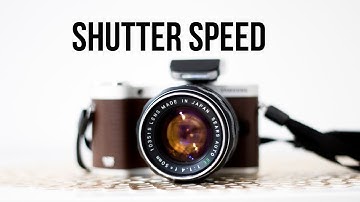 What is Shutter Speed? Camera basics for DJI Osmo, Mavic,​ DSLR