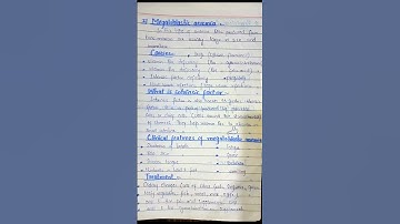 Megaloblastic anemia and pernicious anemia