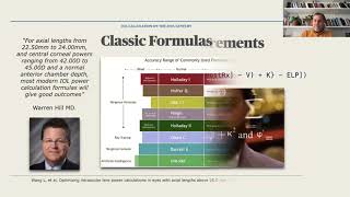 Lecture: IOL Calculation in the 21st Century: New Formulas