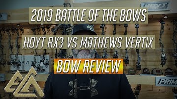 Hoyt Carbon RX3 vs Mathews Vertix 2019 Bow Battle
