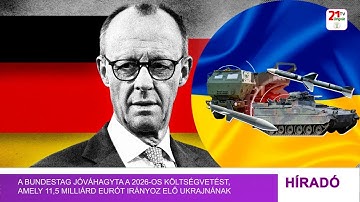 A Bundestag jóváhagyta a 2026-os költségvetést, amely 11,5 milliárd eurót irányoz elő Ukrajnának