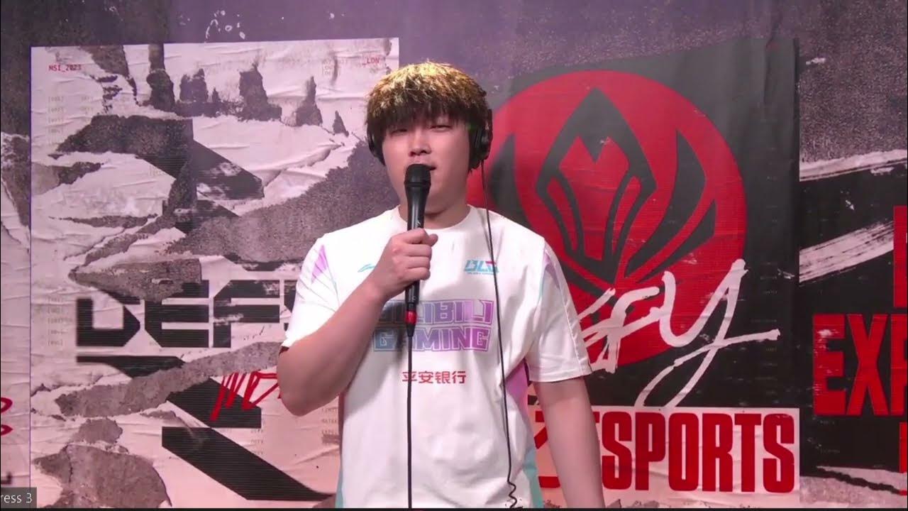 {MSI 2023} GIGACHAD BLG Bin sends an English message to his fans ahead