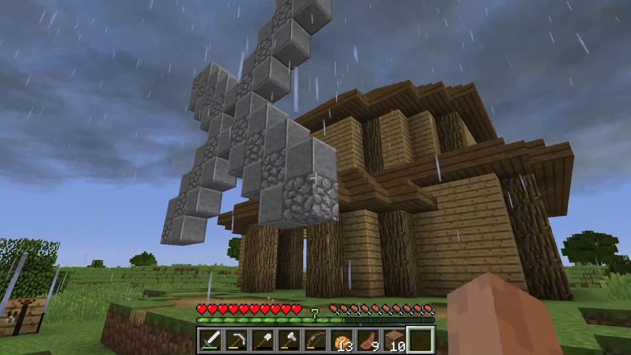 Minecraft Tornado Survival (Localized Weather Mod) S7Ep16 - YouTube