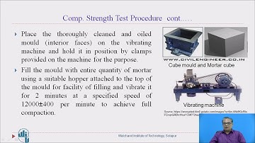 Standard Consistency and Compressive Strength of cement (Test on Cement)