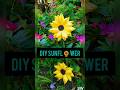 DIY Sunflower craft 🌻for kids #crafts #shorts #easycraft #paperflower #shorts #trending