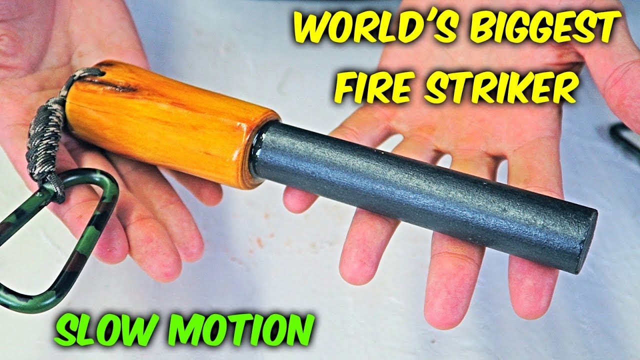World's Biggest Fire Striker Slow Motion YouTube