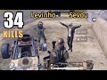 PLAYING WITH LEVINHO & SEVOU | 34 KILLS | PUBG MOBILE