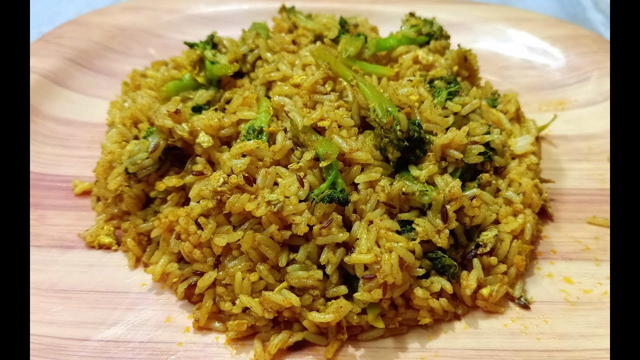 Broccoli egg rice in telugu YouTube
