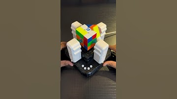 Rubik’s Cube Solving Machine “MoYu Robot” #shorts