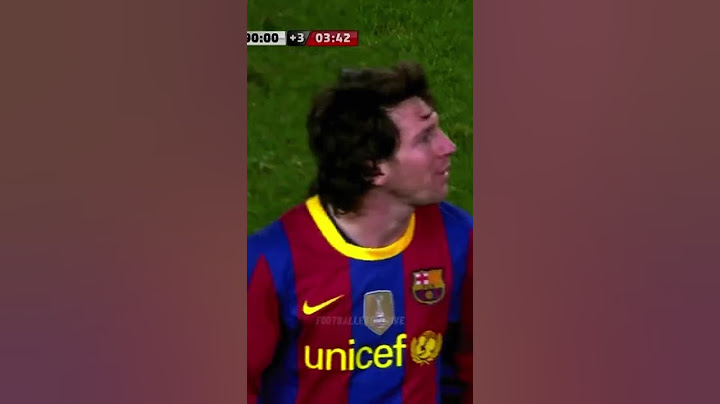 Messis cold walk vs Real Madrid (5:0)