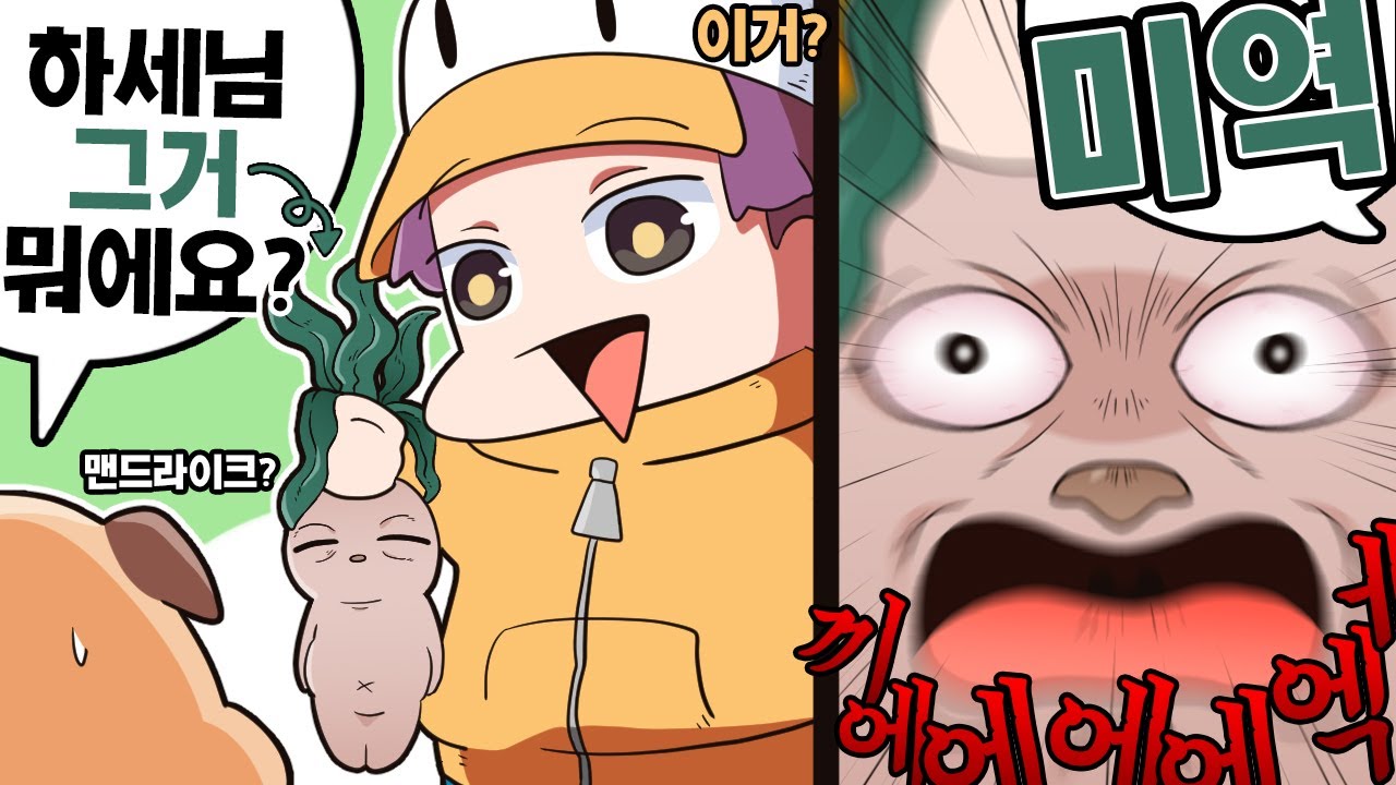 미역은 사실 머리카락이 아닐까?