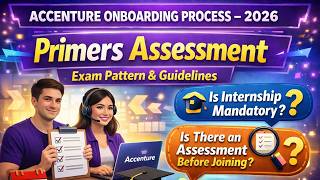 Accenture Onboarding Process 2026 Explained | Internship Optional? Pre-Learning, Exams, Training