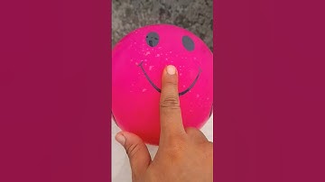 Experiment: will a water balloon explode if it rolls down from a tall buildings?💥 #balloon
