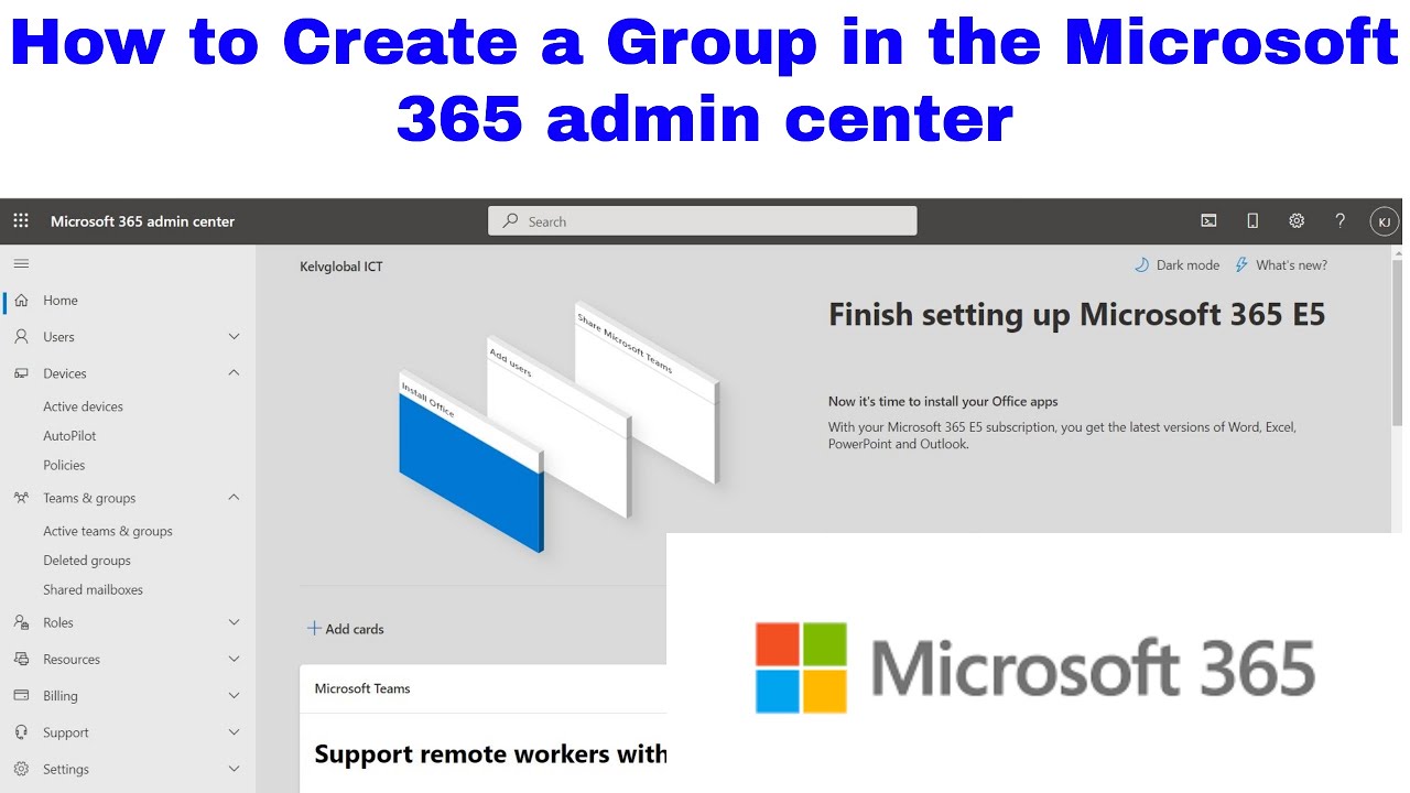 Learn How To Create A Group In Microsoft 365 Admin Center Create