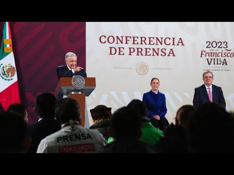 Conferencia de prensa en vivo, desde Palacio Nacional. Jueves 12 de enero 2023 | Presidente AMLO