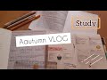 Study with me // autumn VLOG