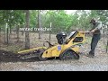 water line installation part 1 trenching and laying pipe