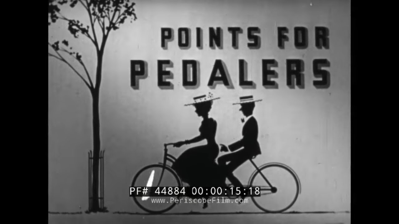 1943 BICYCLE SAFETY & TRAINING FILM   WORLD WAR II BIKES   44884