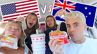 Australians try American FAST FOOD!